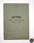 Astra Addier- u. Saldier-Maschinen